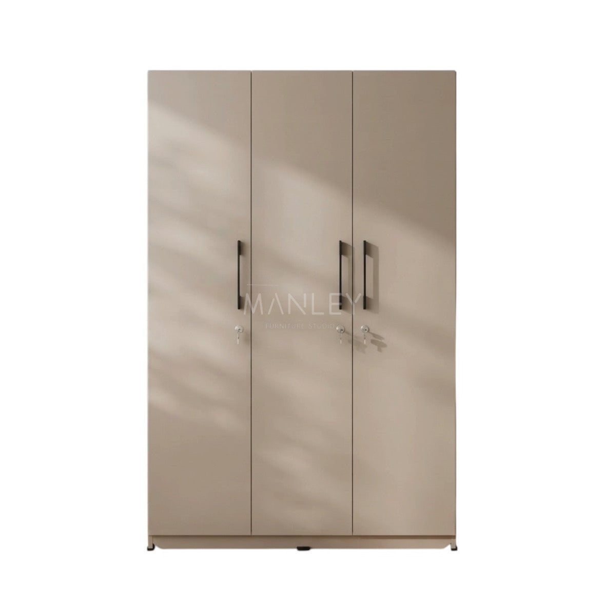 ELITE 3-DOOR WARDROBE | PARTICLE BOARD | BEIGE COLOUR