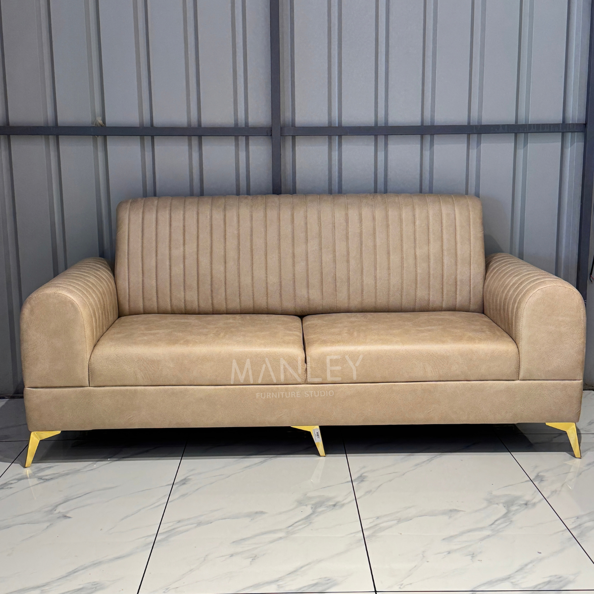 BOXER TWO 3+2 SOFA SET | SUEDE & REXINE MIX FABRIC