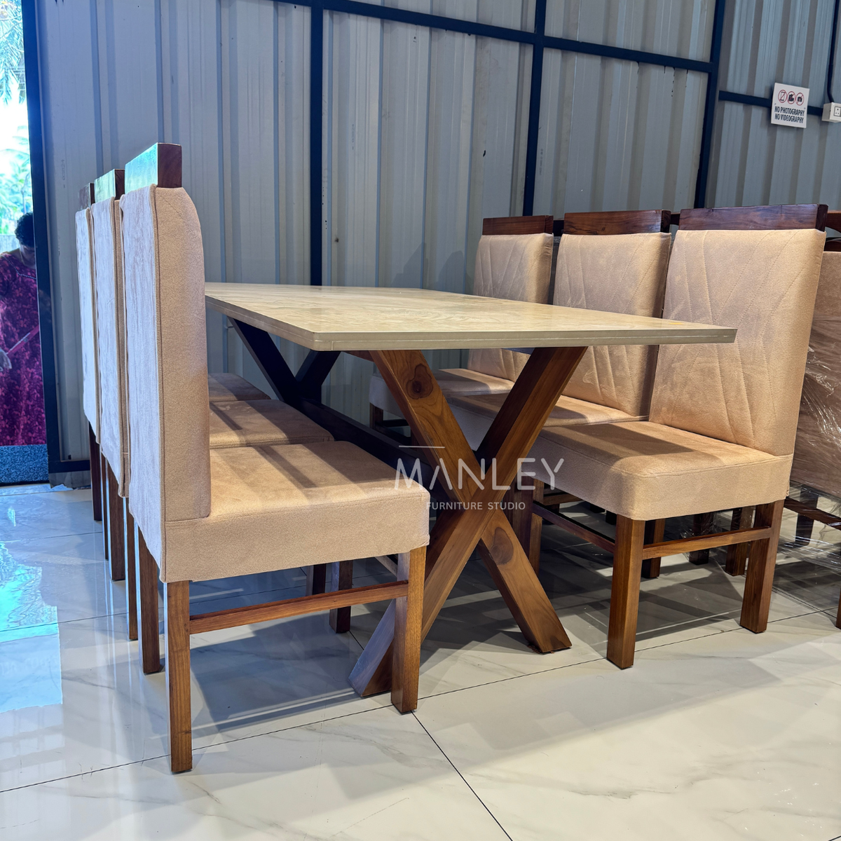 URBAN DINING TABLE SET | TEAK WOOD