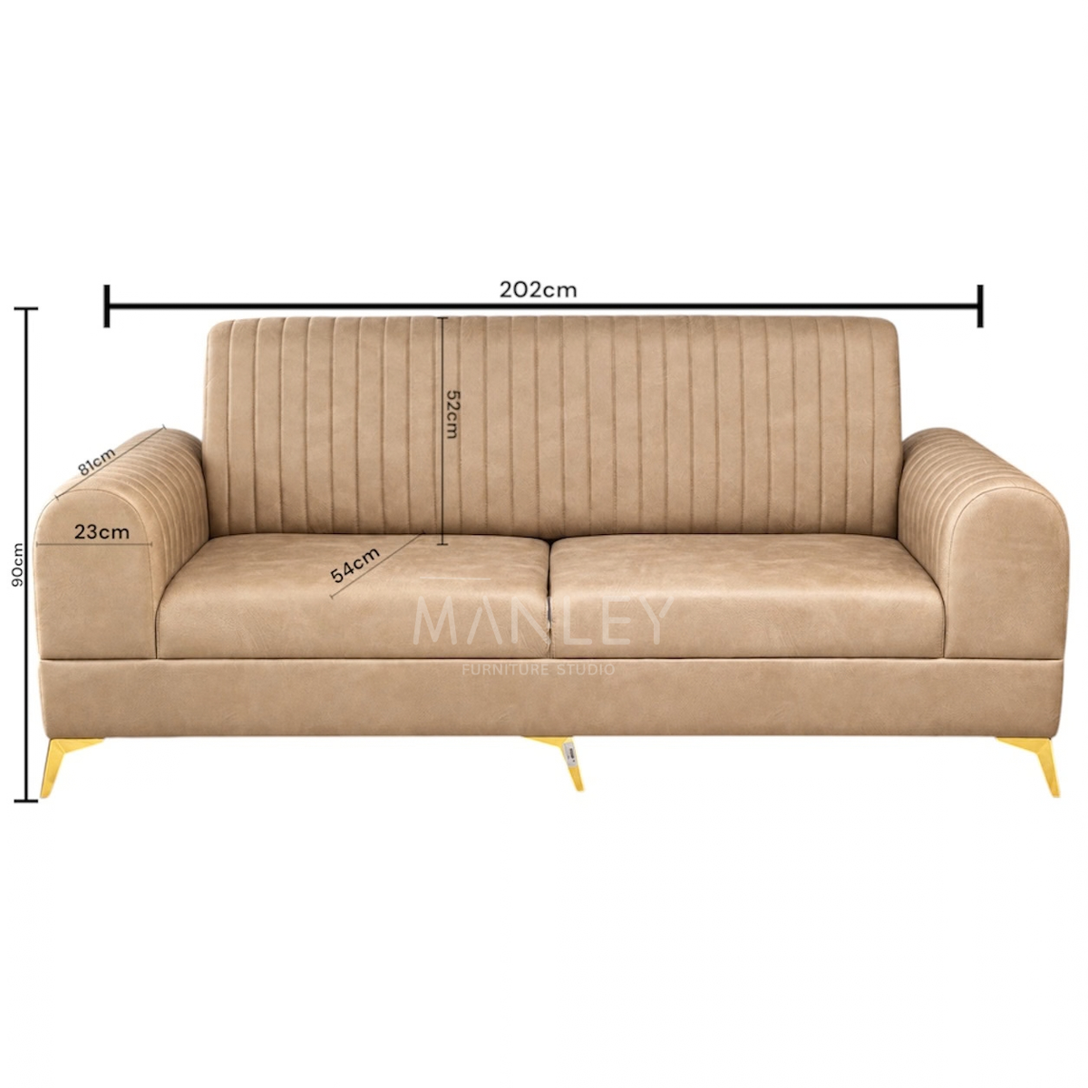 BOXER TWO 3+2 SOFA SET | SUEDE & REXINE MIX FABRIC