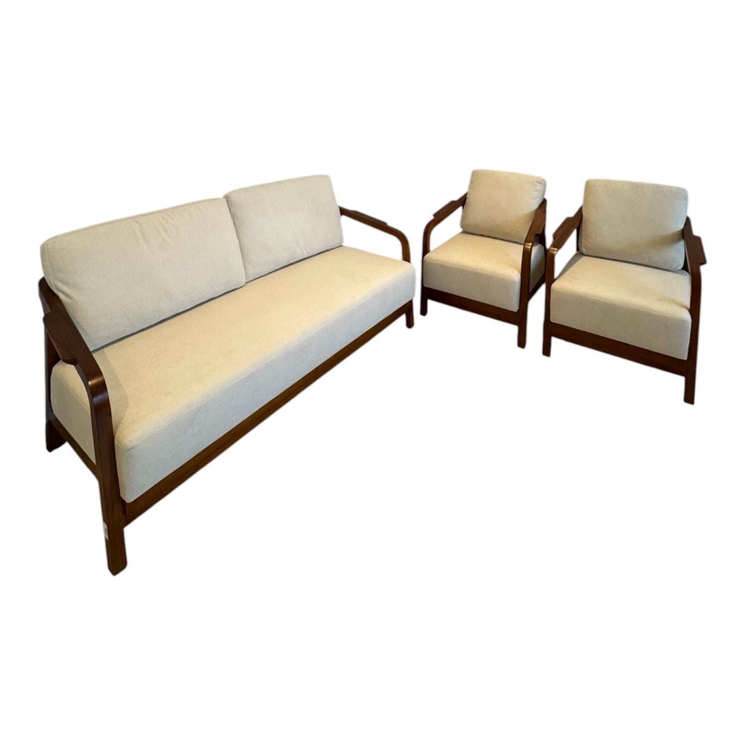 Aero 3+1+1 Sofa – Fabric White