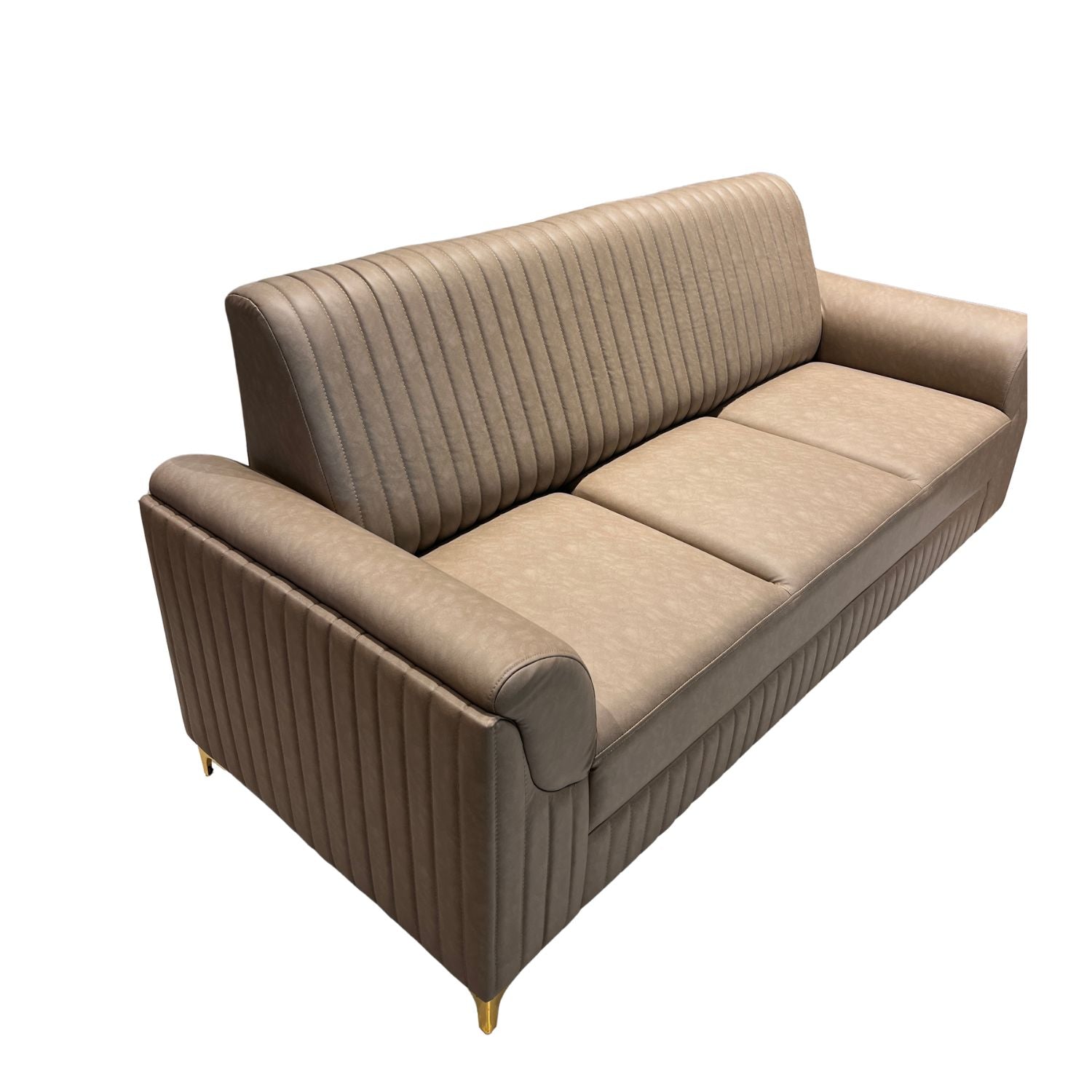 Lexus sofa 3+3 – Fabric Brown
