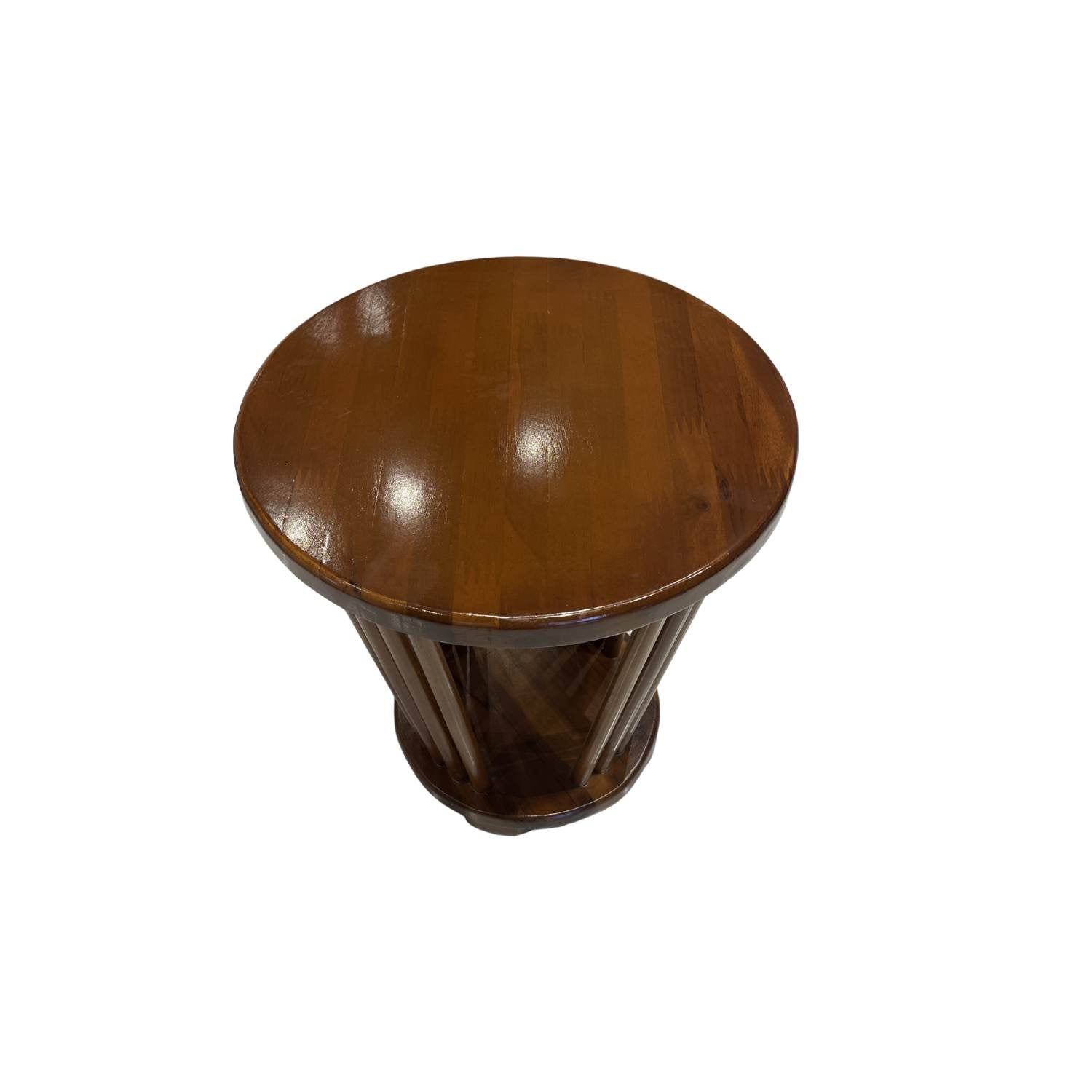 Friji Round Coffee Table – Solid Treated Mahogany Wood