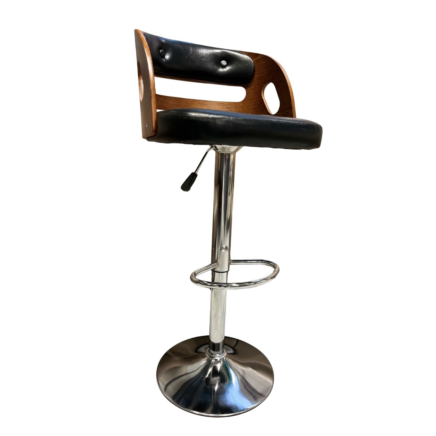 Lion Wooden Barstool – Premium Solid Wood Bar Seating