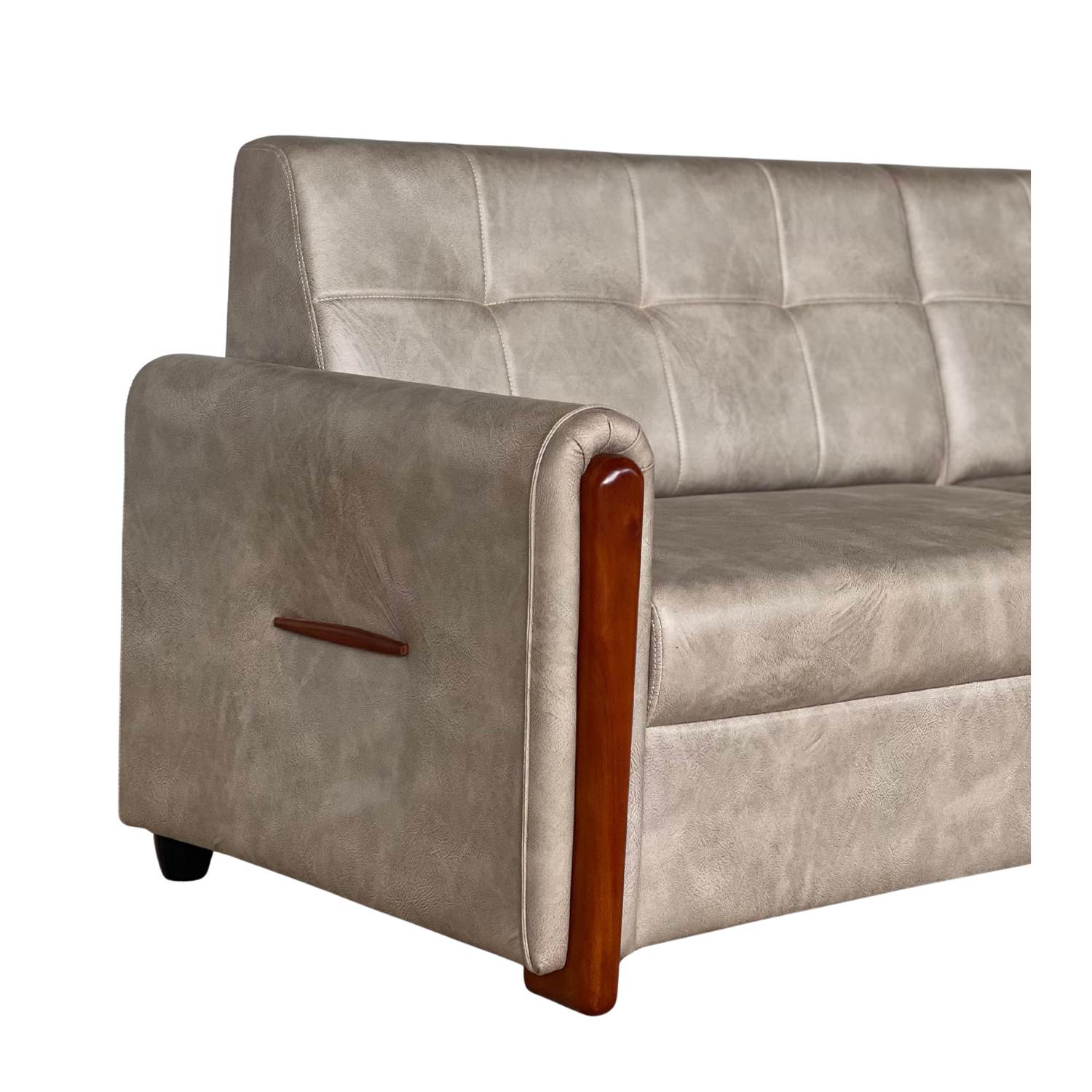 Justy Sofa Set – Treated Mahogany Frame & Premium Suede Fabric