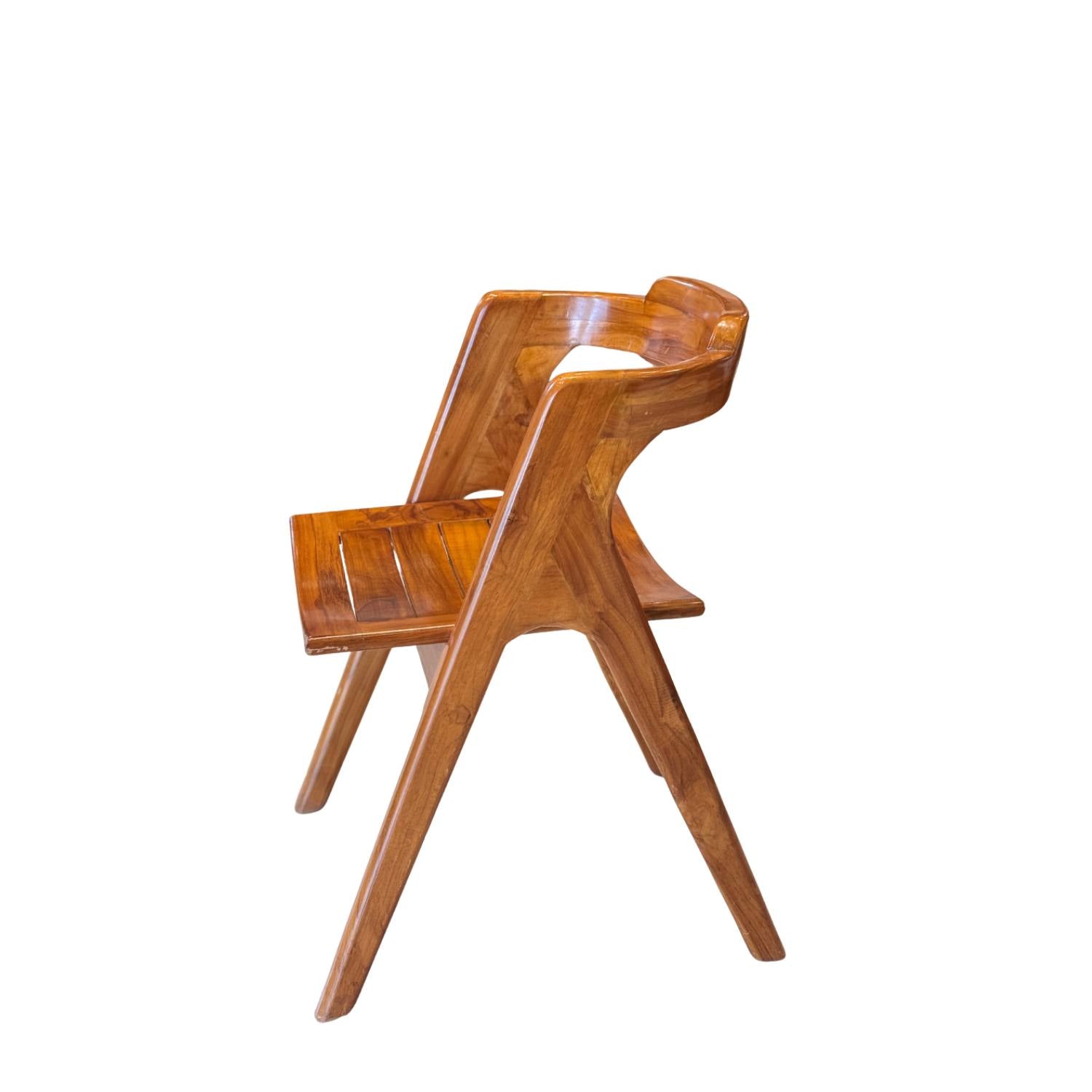 Manley Teak Chair – Solid Teak Wood | Classic & Versatile Seating