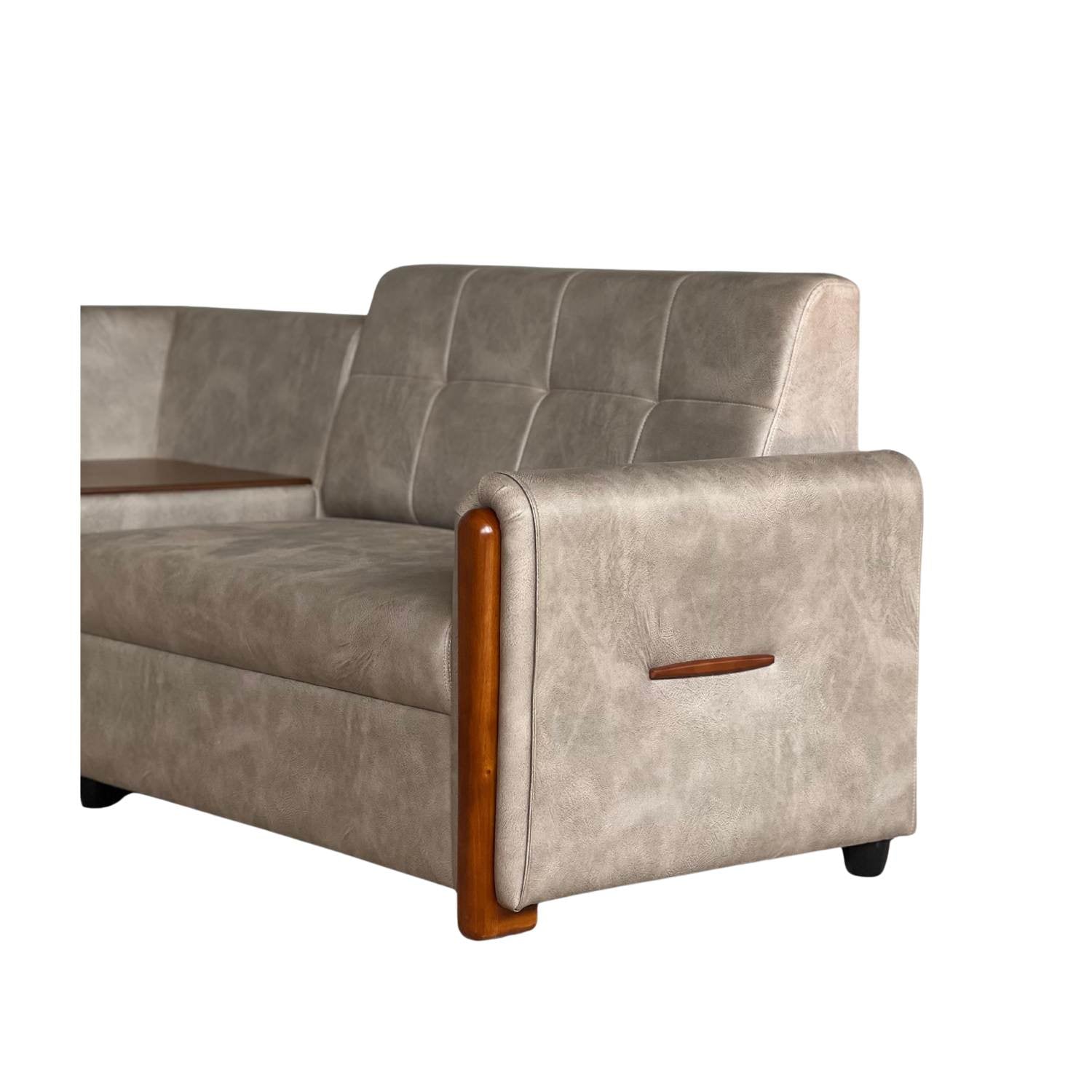Justy Sofa Set – Treated Mahogany Frame & Premium Suede Fabric