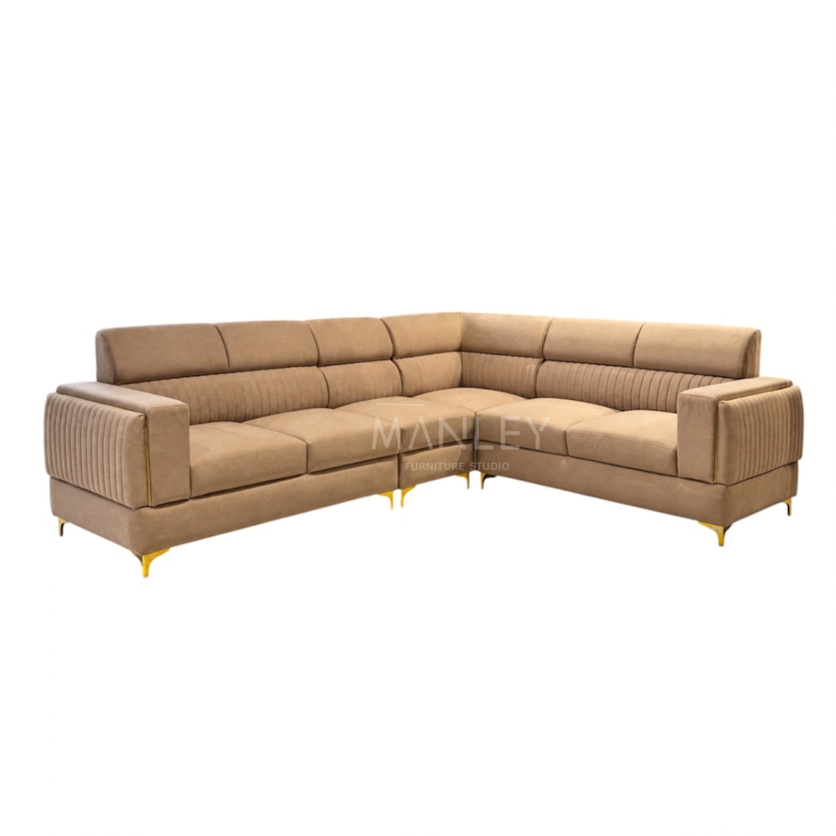AVALON CORNER SOFA SET | SUEDE FABRIC