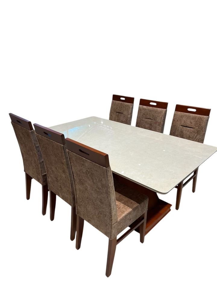 6x3.5 dining table set