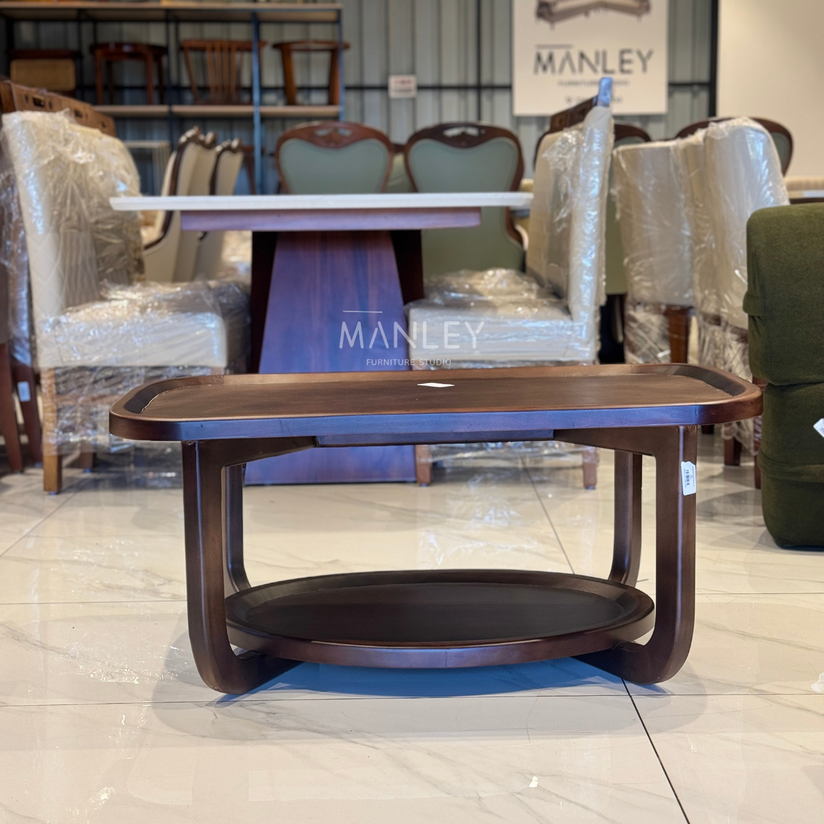 VENTO COFFEE TABLE | TREATED MAHOGANY WOOD