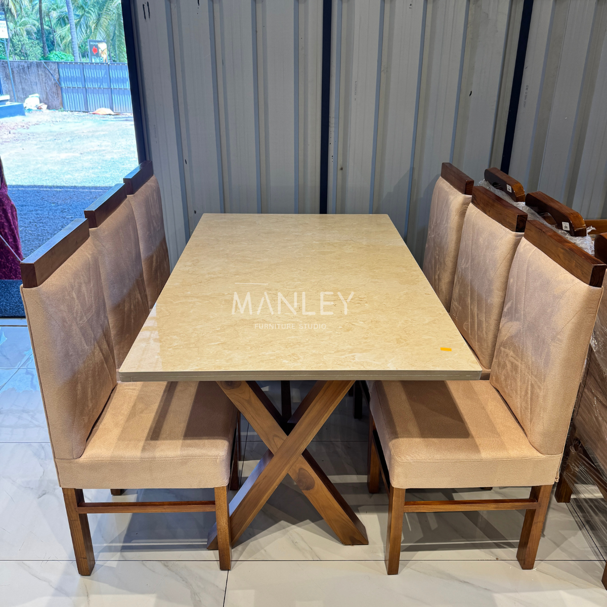 URBAN DINING TABLE SET | TEAK WOOD