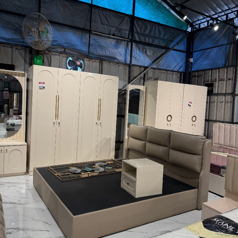 Xinora Bedroom Set – Premium HDF Construction | Complete Combo