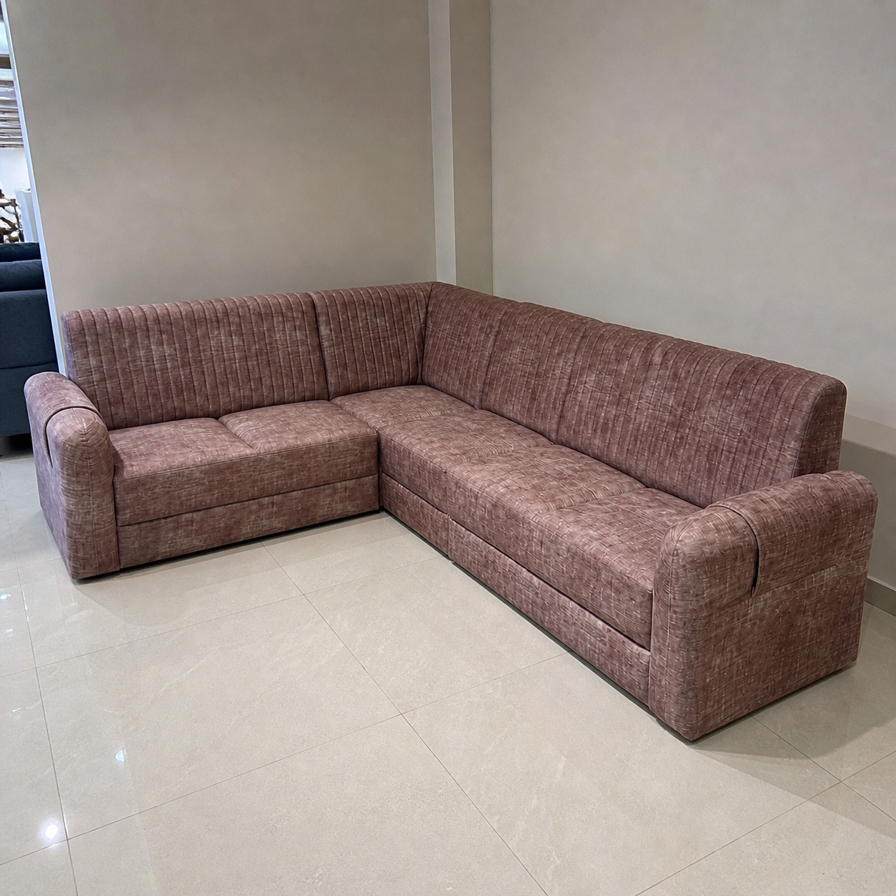 Plush 3+2 Corner Sofa – Fabric