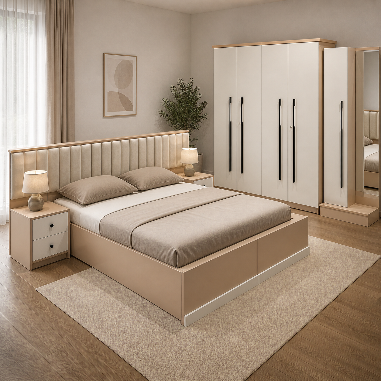 Brabus 4 Door Bedroom Set