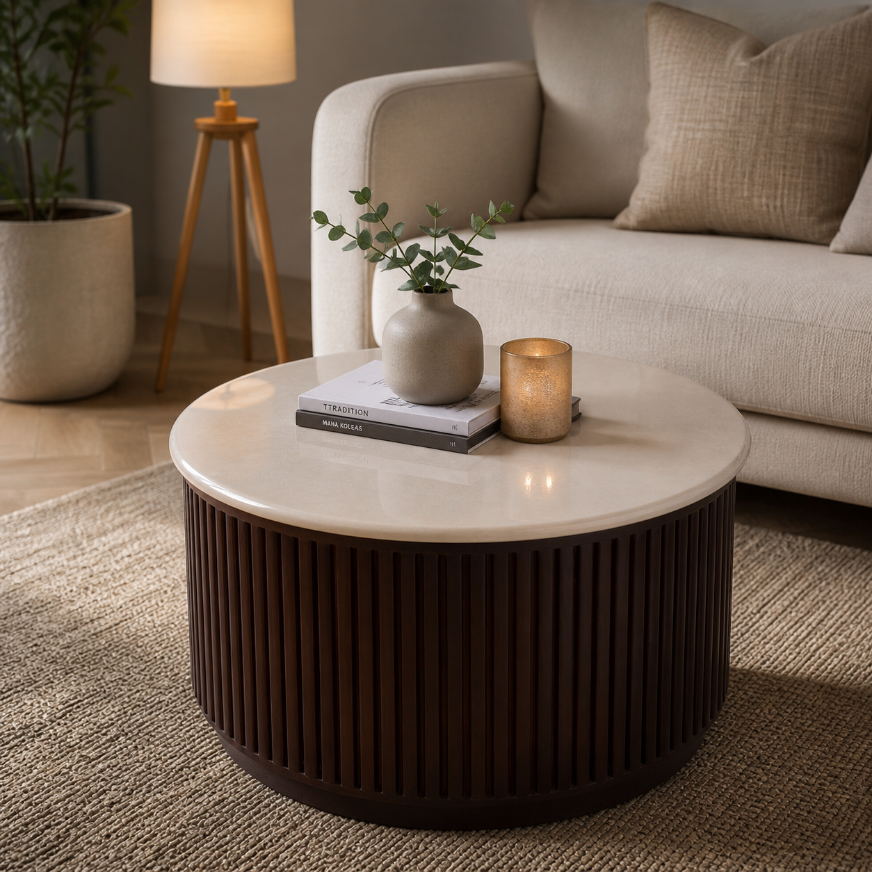 Aurel Cofee Table – Solid Wood Brown
