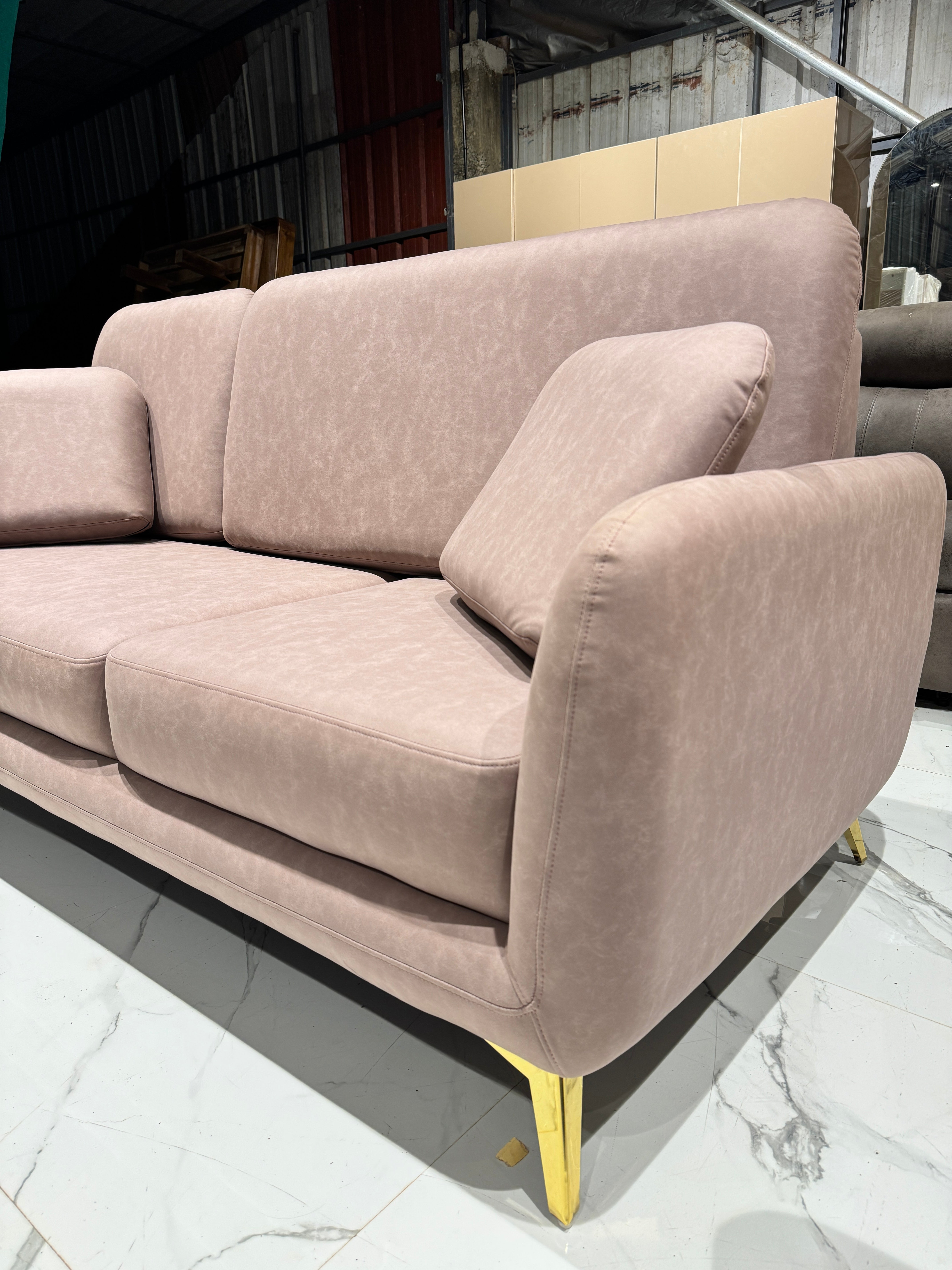 VELVON 3+3 SOFASET-ACACIA WOOD WITH FABRIC