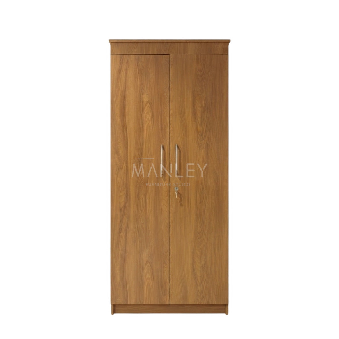 TIMPERA 2-DOOR WARDROBE | PARTICLE BOARD | BROWN COLOUR
