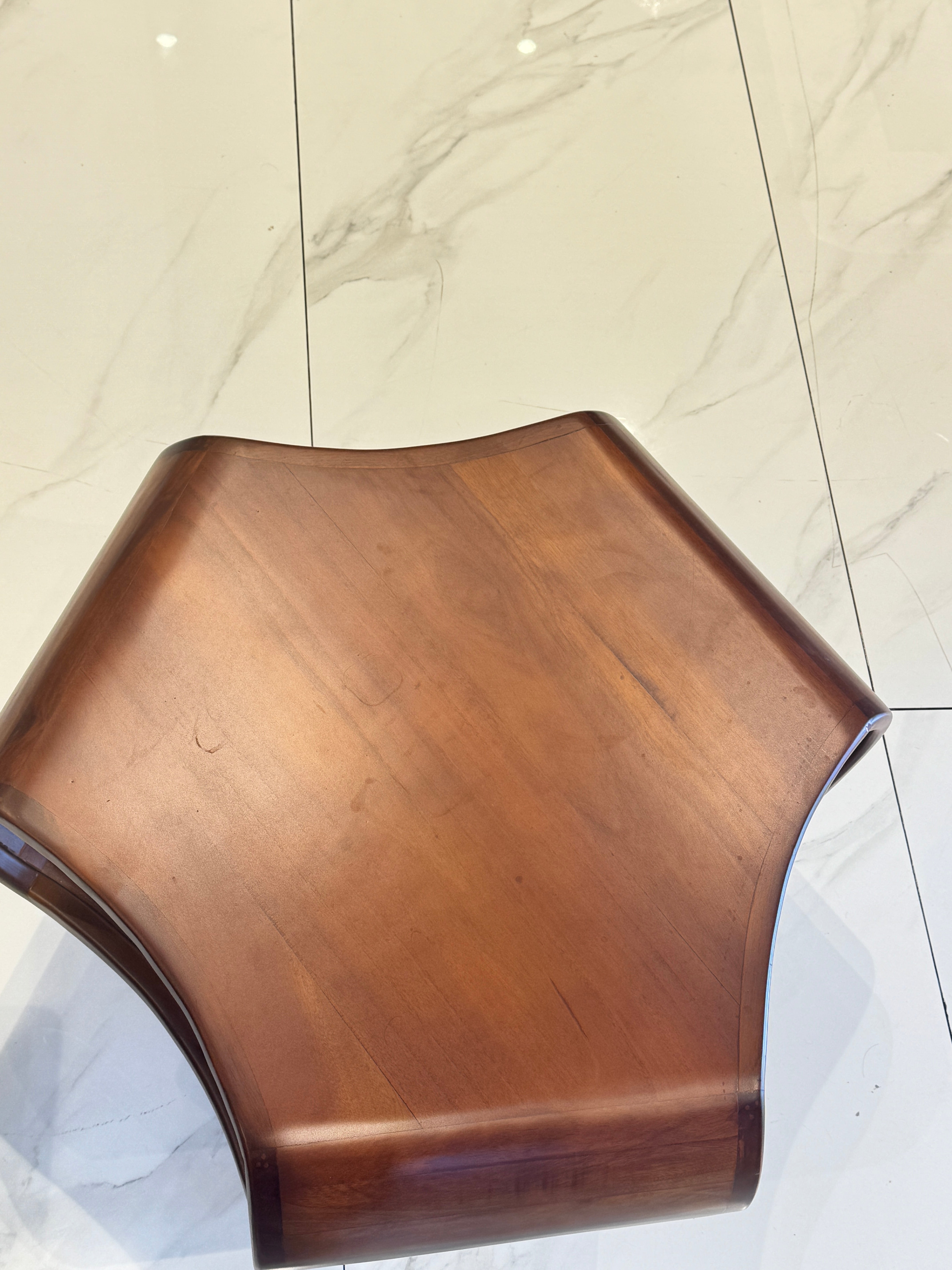 Treato Solid Wood Coffee Table | Treated Mahogany Teapoy