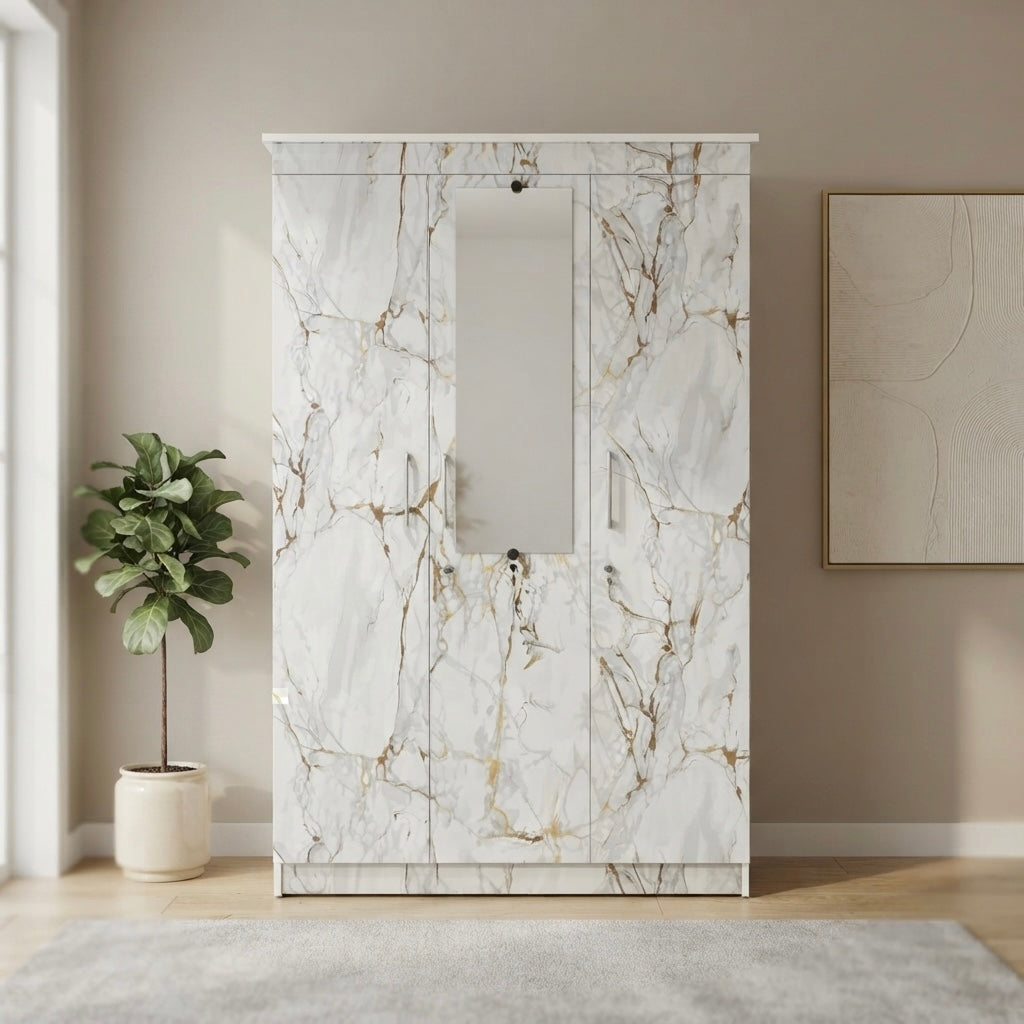 FRENSCO 3-DOOR WARDROBE | PREMIUM BEDROOM STORAGE