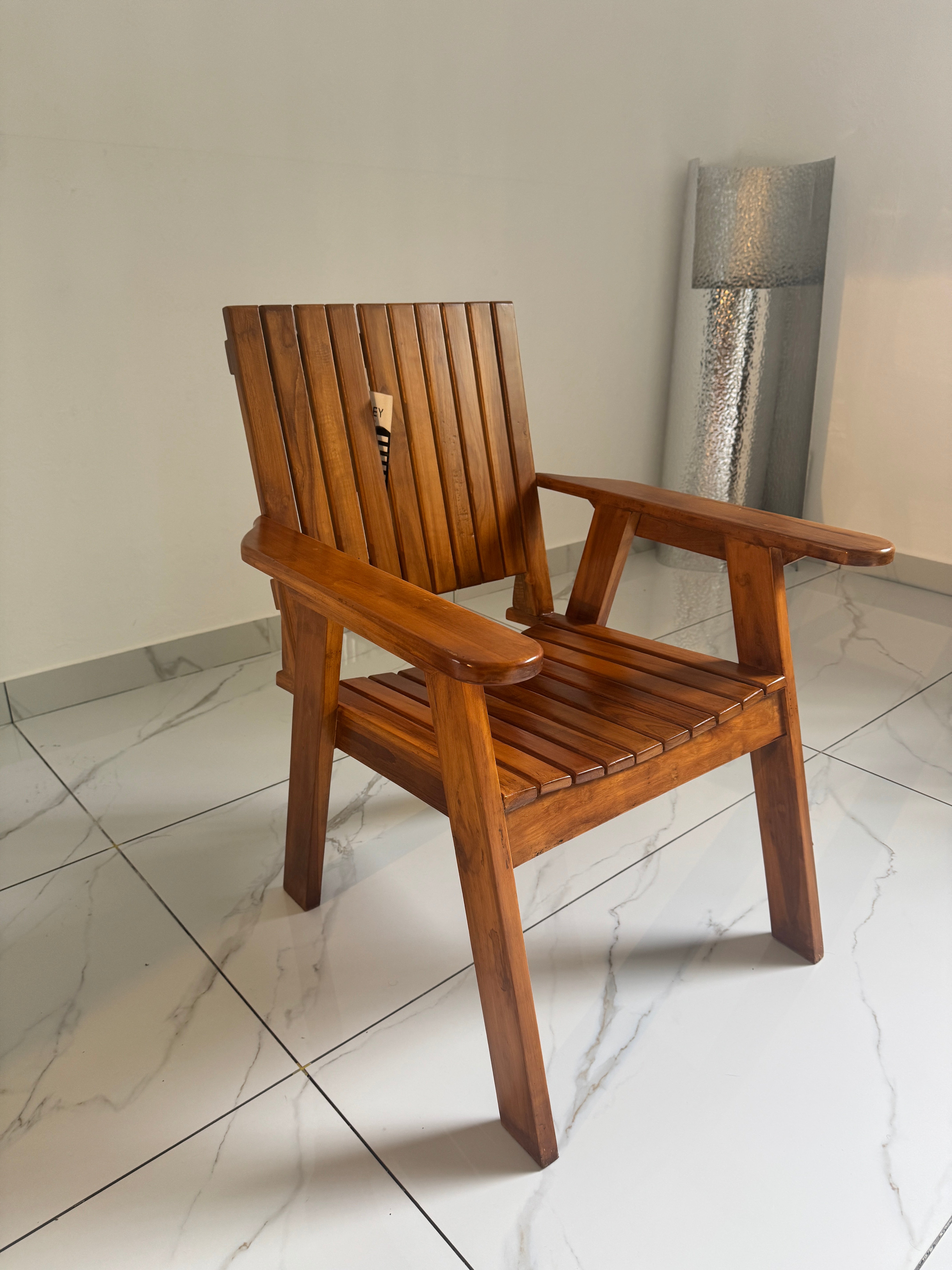 FORBE SINGLE SITOUT CHAIR -FULL TEAK WOOD