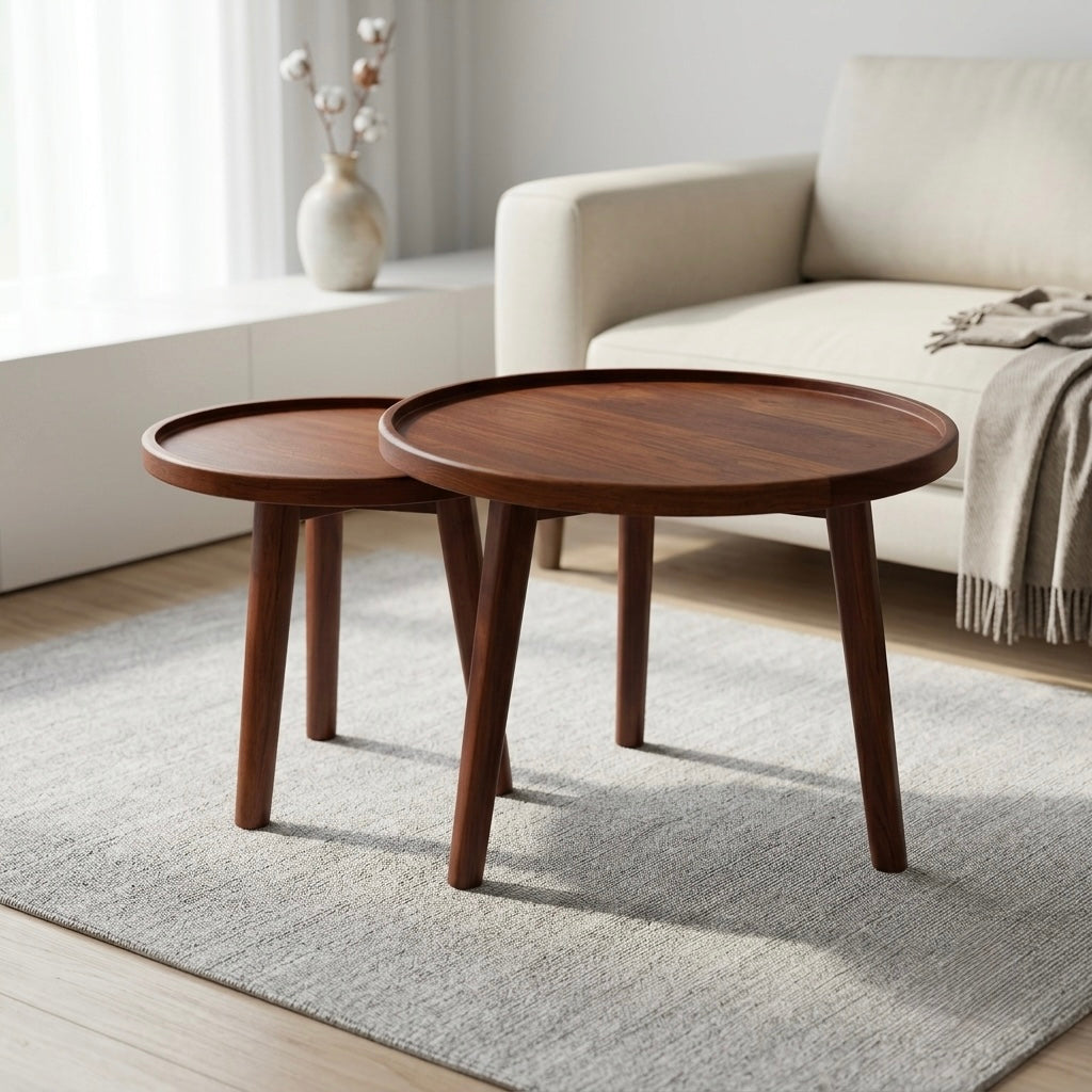 ZIKO COFFEE TABLE | SOLID MAHOGANY WOOD