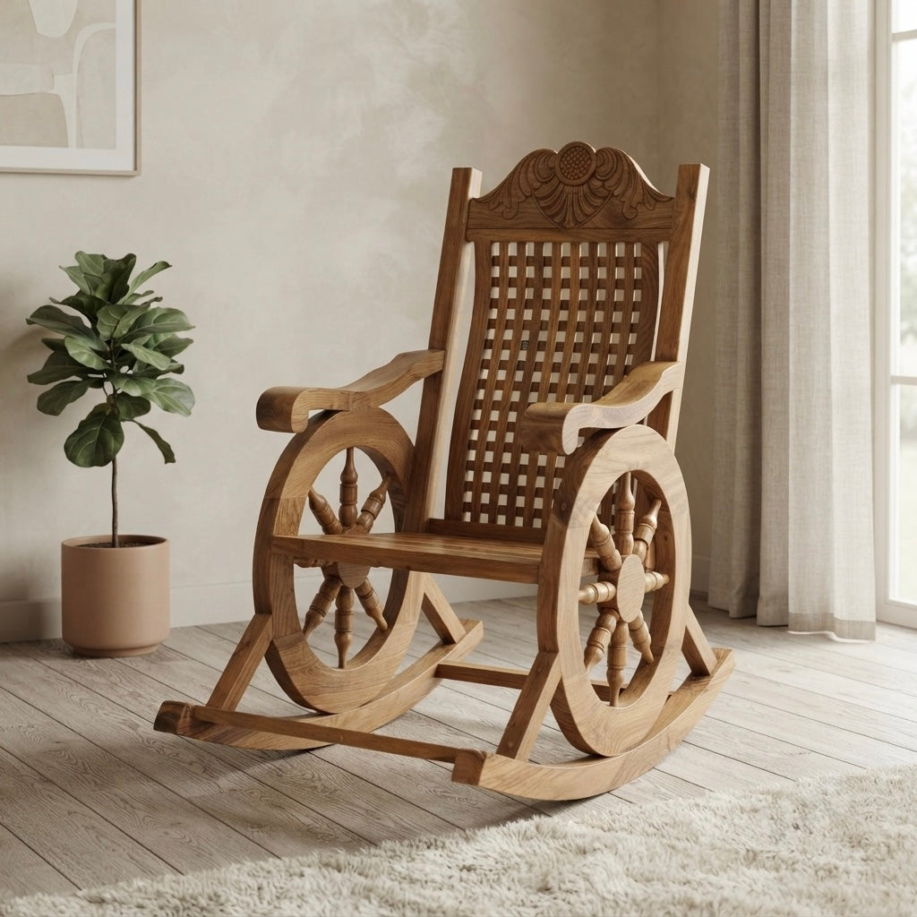 ROYAL EASY CHAIR | SOLID TEAK WOOD | 80-MONTH WARRANTY