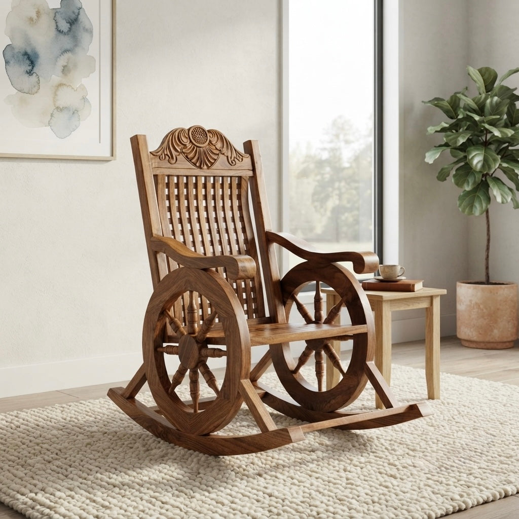 ROYAL EASY CHAIR | SOLID TEAK WOOD | 80-MONTH WARRANTY