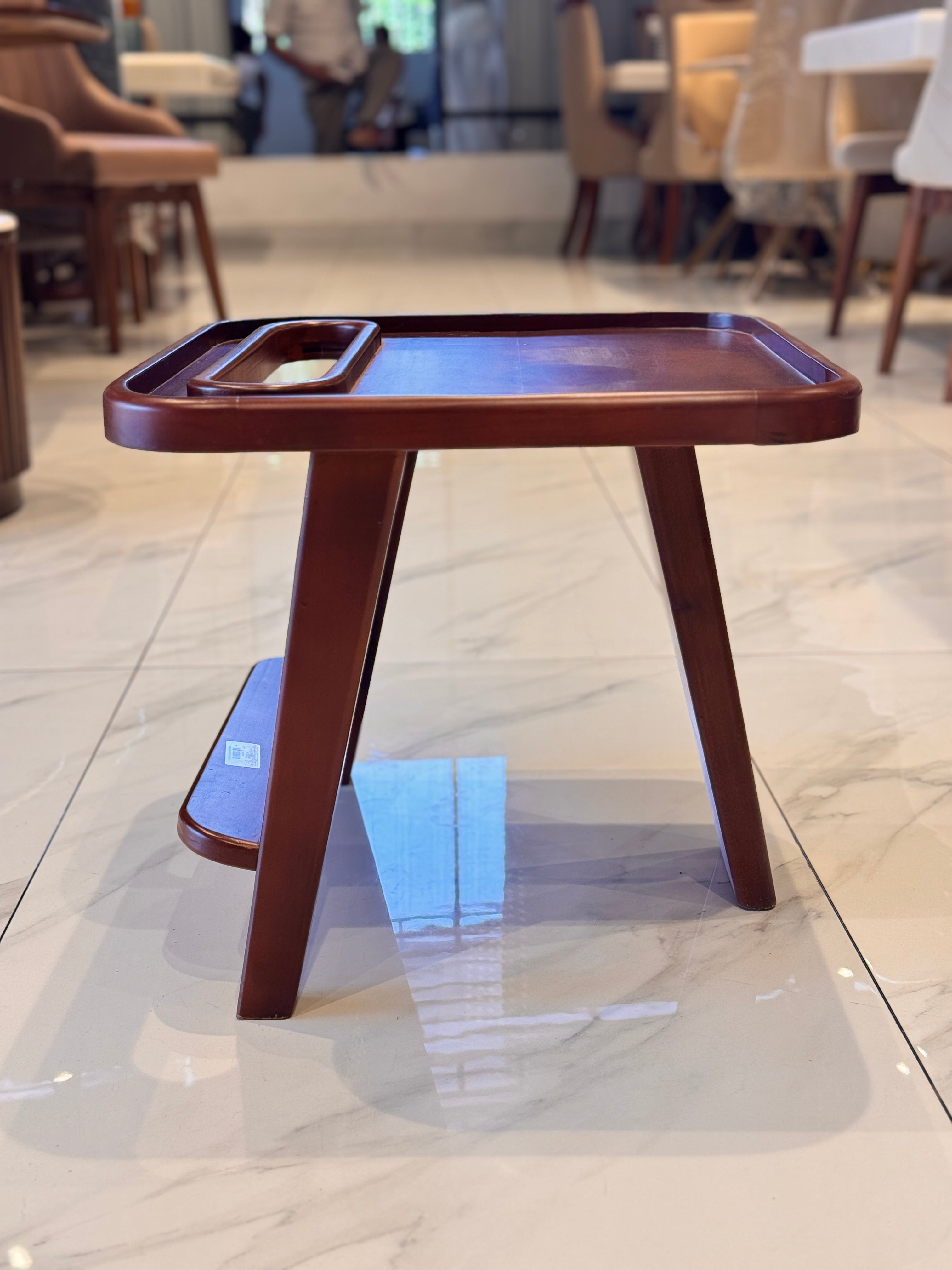 Venora Cane Cofee Table – Solid Wood Brown