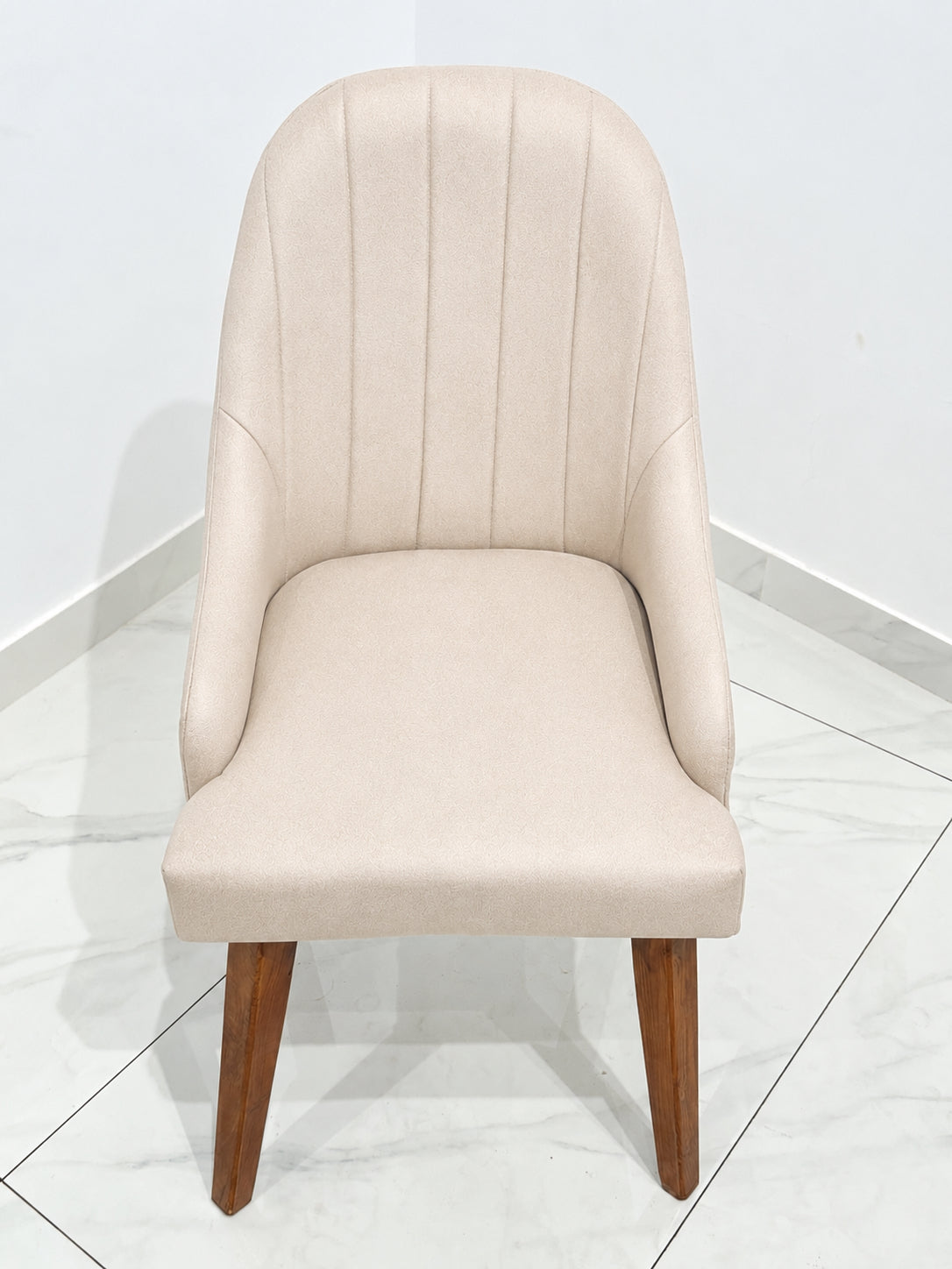 LOFT DINING CHAIR | FABRIC SEAT | MAHOGANY OR TEAK LEGS