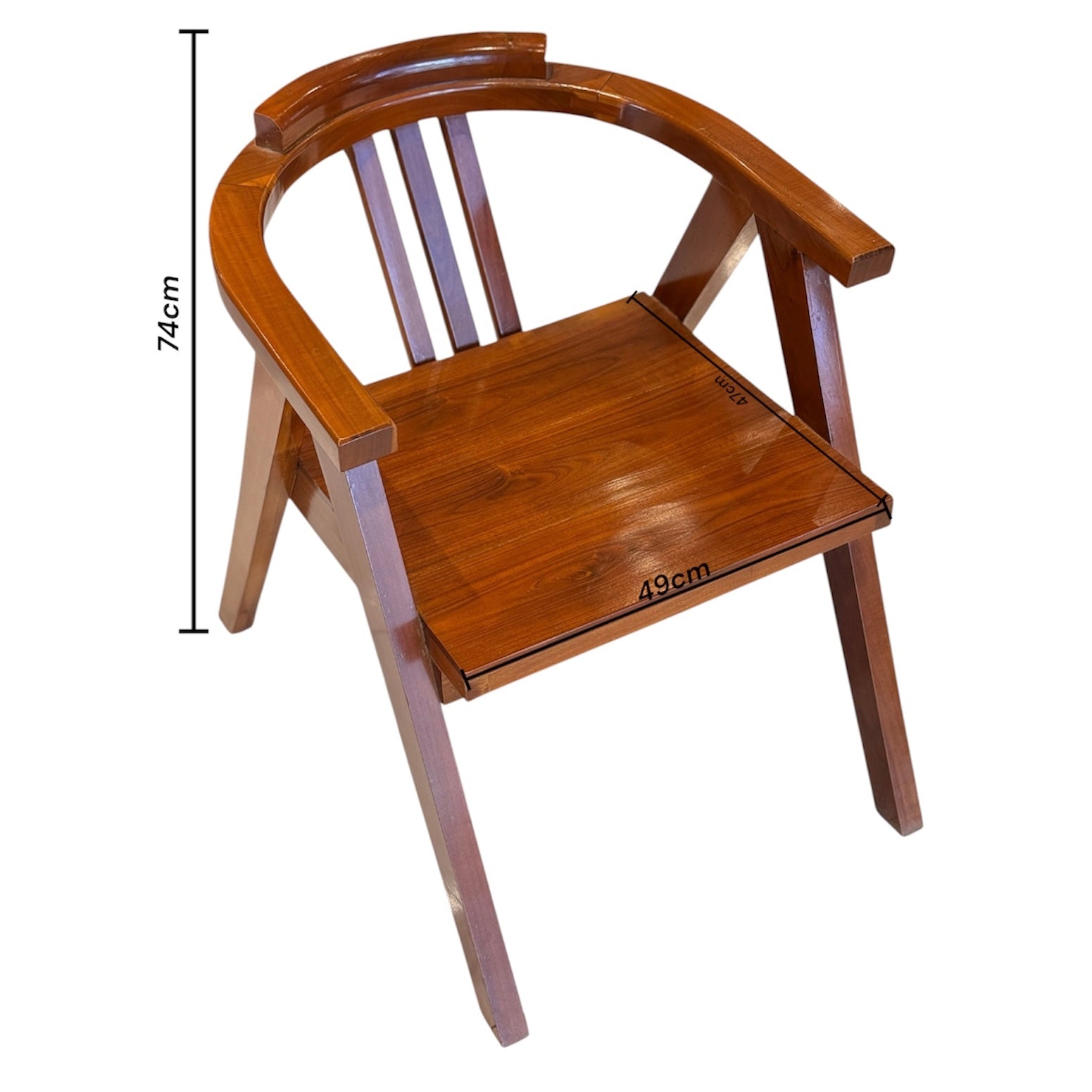 Sierra Sit-Out Chair – Solid Acacia Wood with 5-Year Warranty