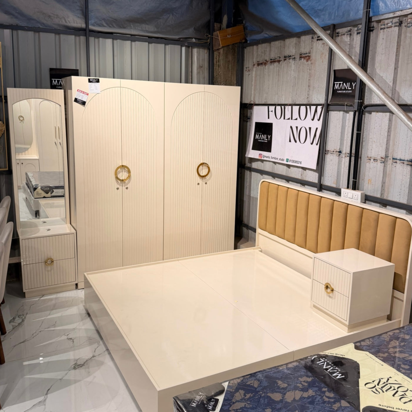 Bedroom Set Cream