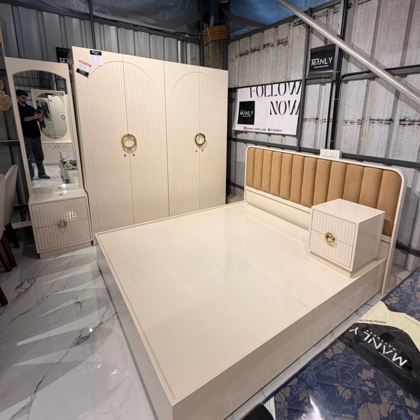 Bedroom Set Cream