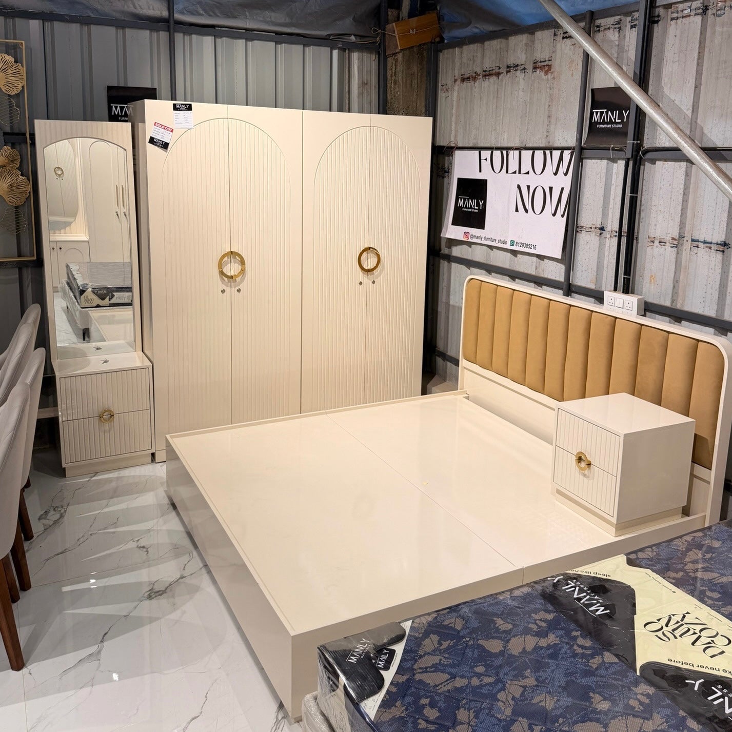Bedroom Set Cream