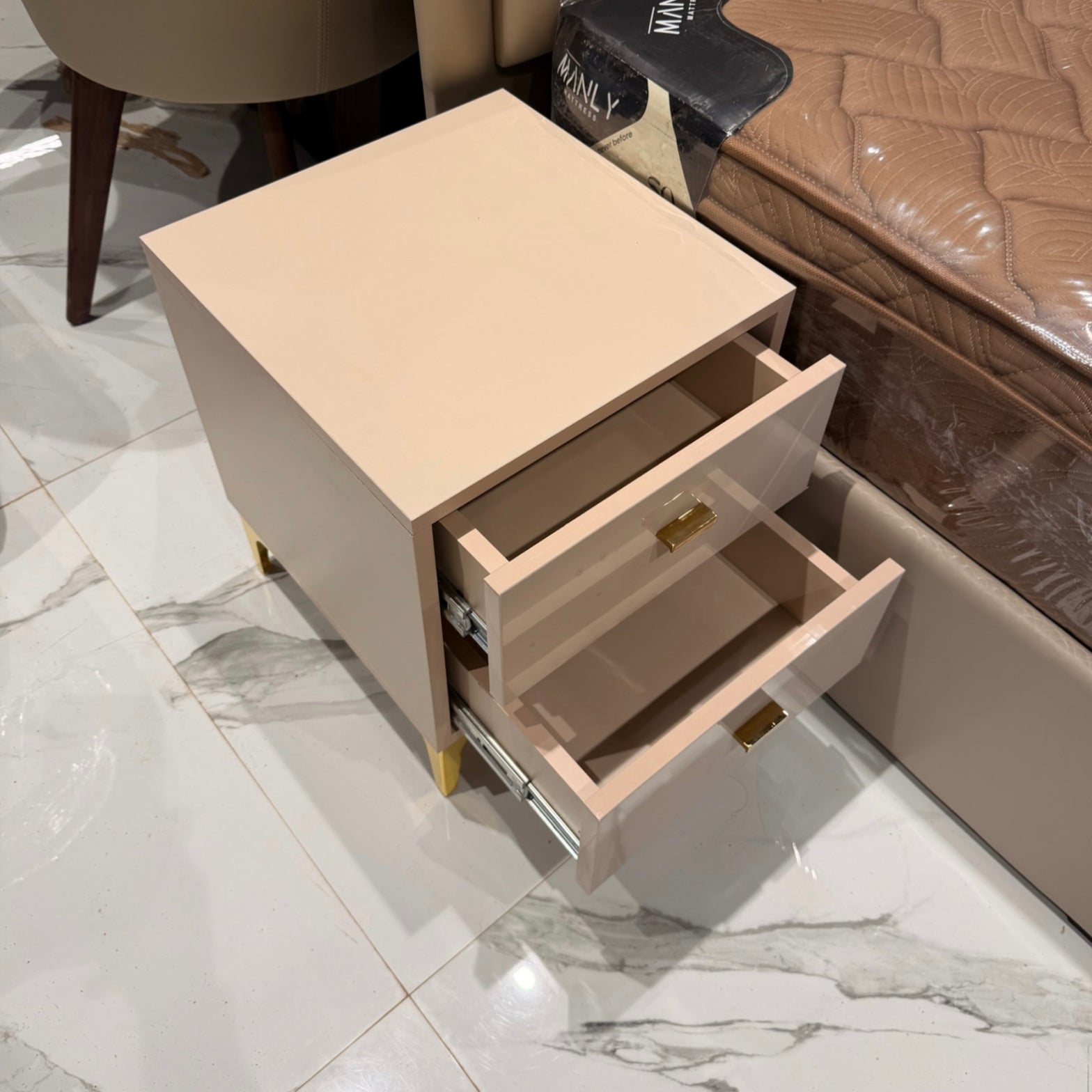Ivory Bedroom Set – Cot, Wardrobe, Dressing Table & Side Box