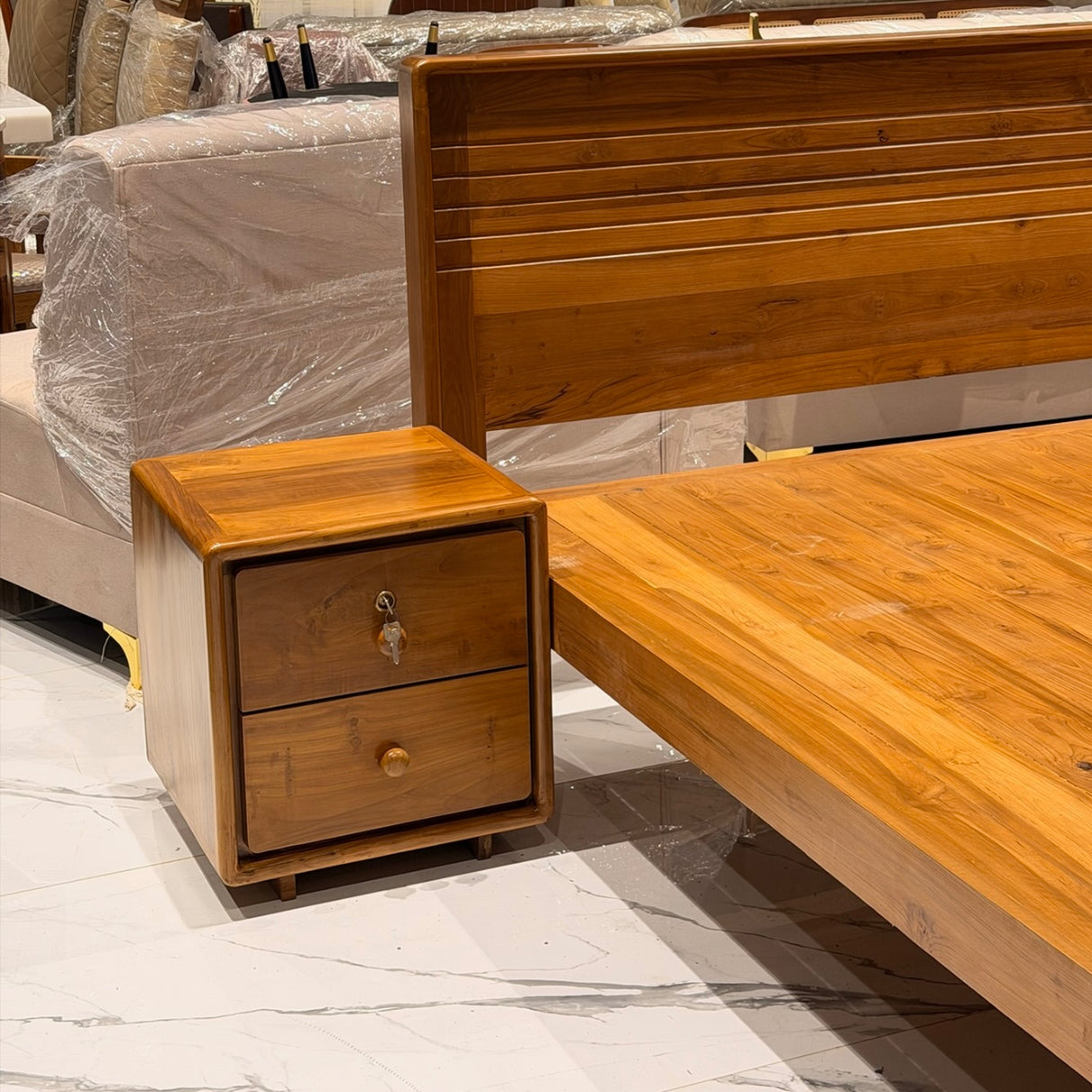 Bedroom Set – Solid Wood Teak