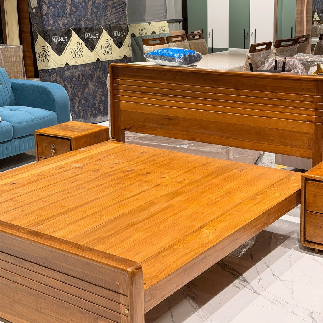 Bedroom Set – Solid Wood Teak