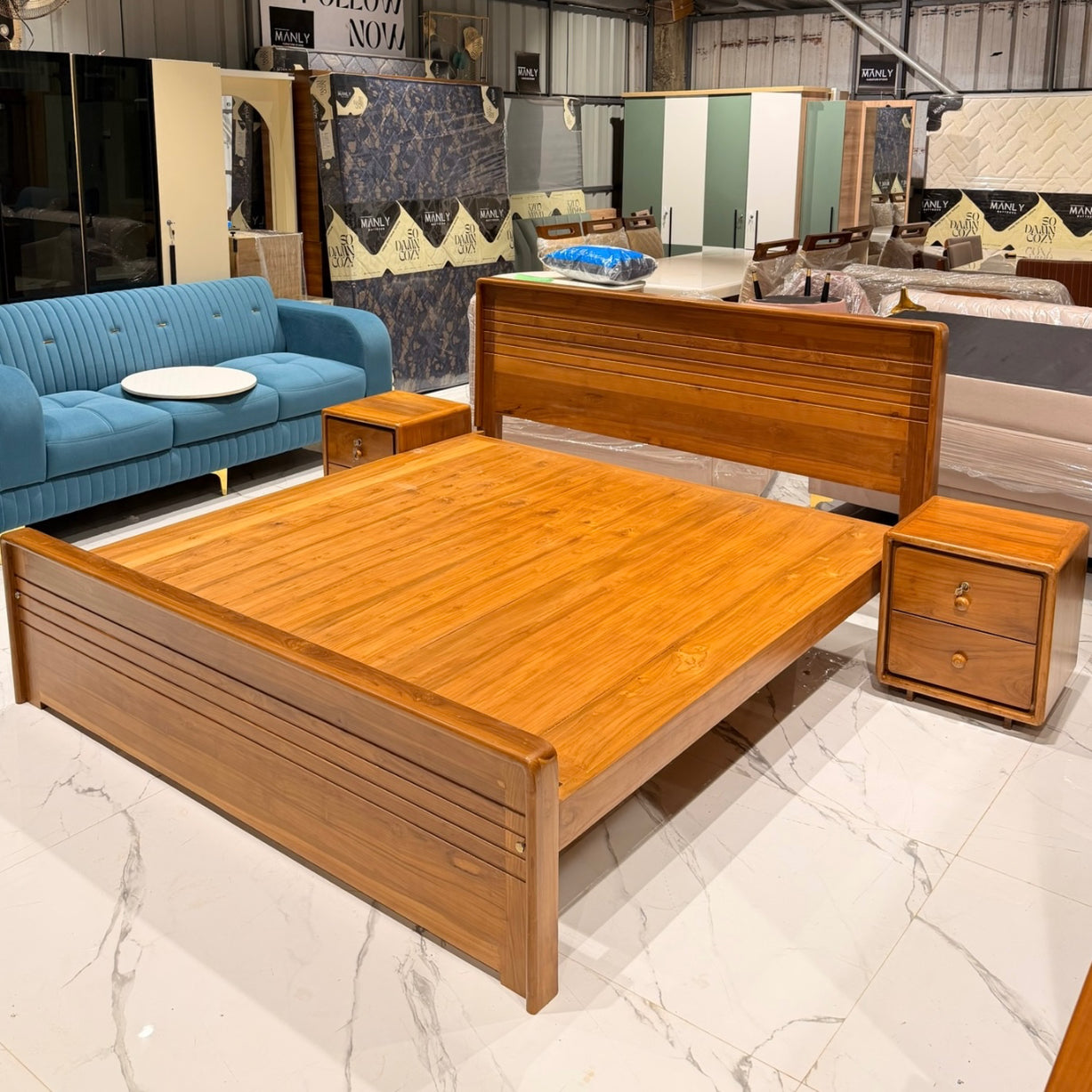 Bedroom Set – Solid Wood Teak
