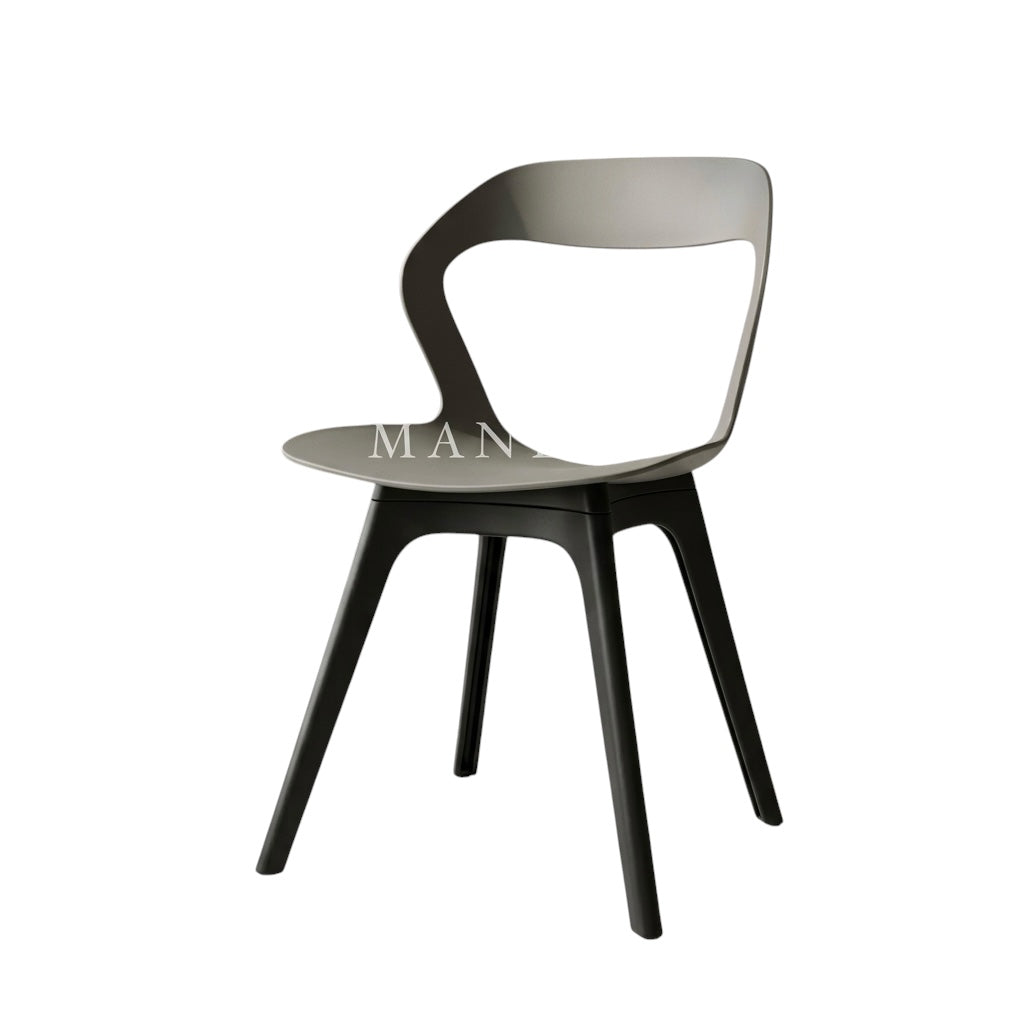 OLIVE GREY CHAIR | FIBRE SHELL
