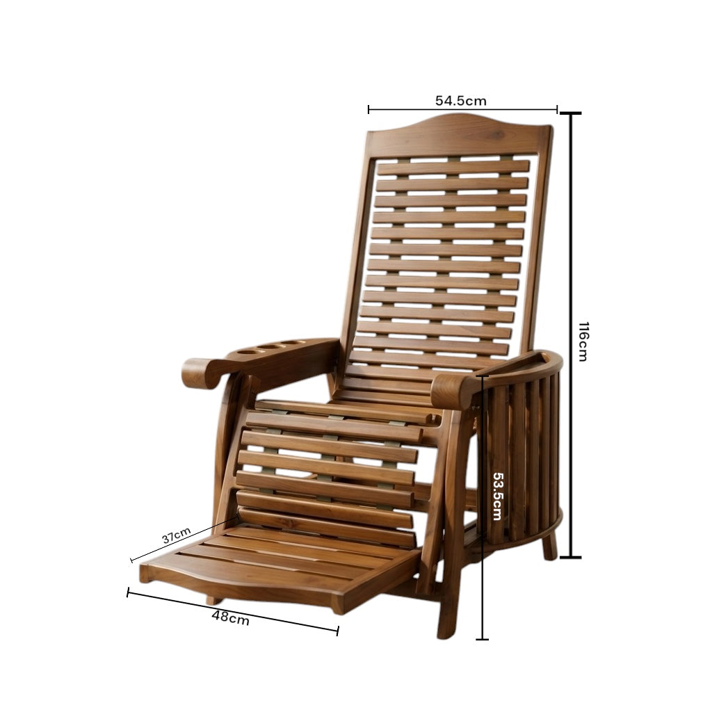 TEAK EASY CHAIR | PREIMIUM TEAK WOOD CHAIR
