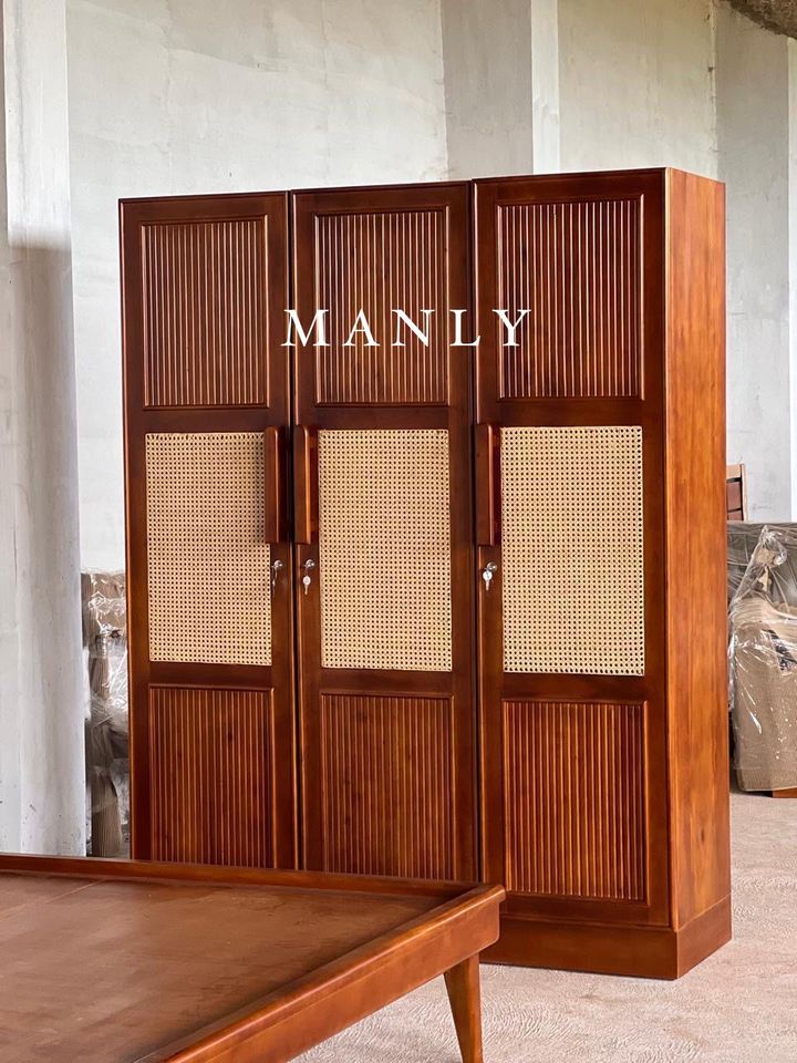 Treated Mahagony Wardrobe