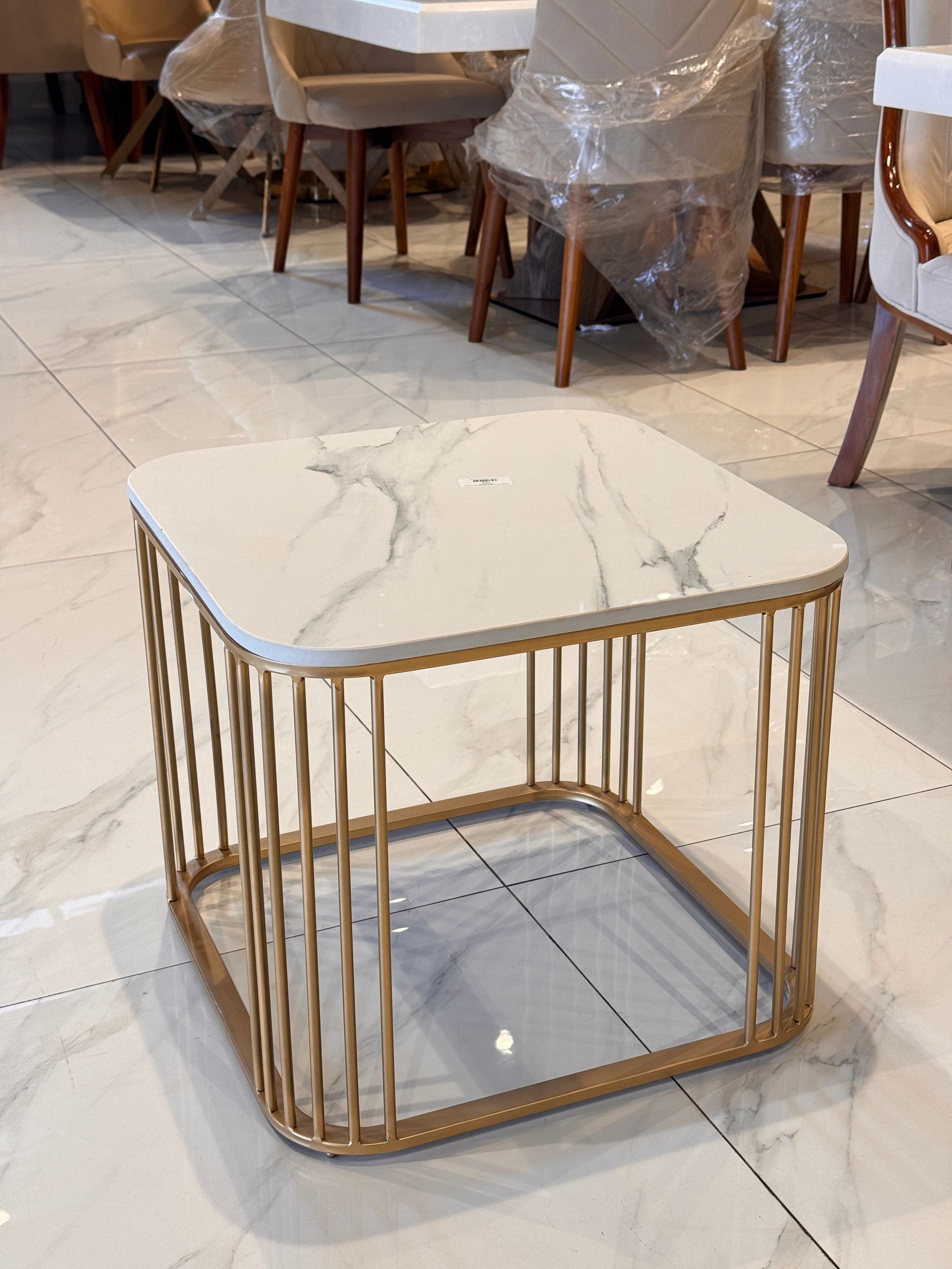 Neon Cofee Table – Metal Golden