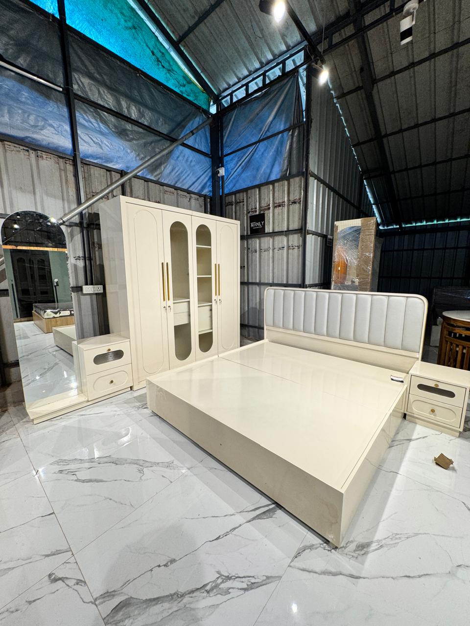 Hiyora Premium Bedroom Set | Solid Wood | Luxury Design