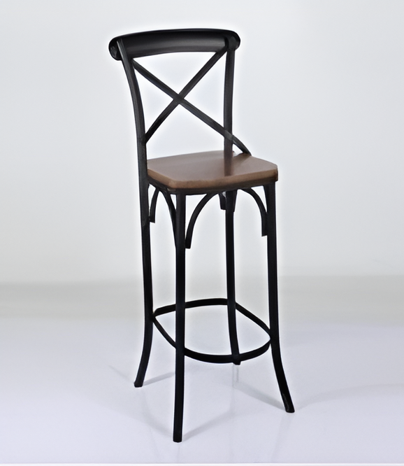 X Metal Bar Chair