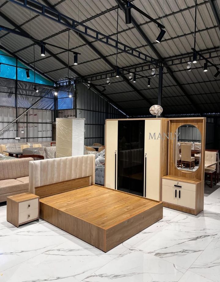 Bedroom Set - Musk(4D Glass Door)