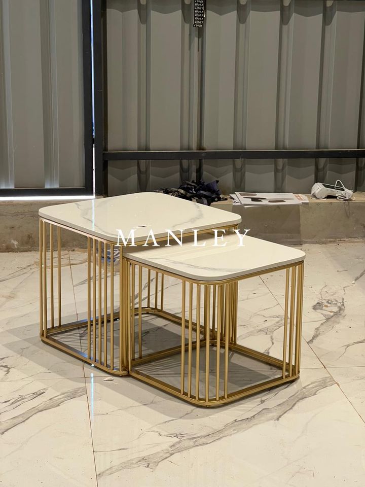 Coffee Tables - Square centre table set of 2