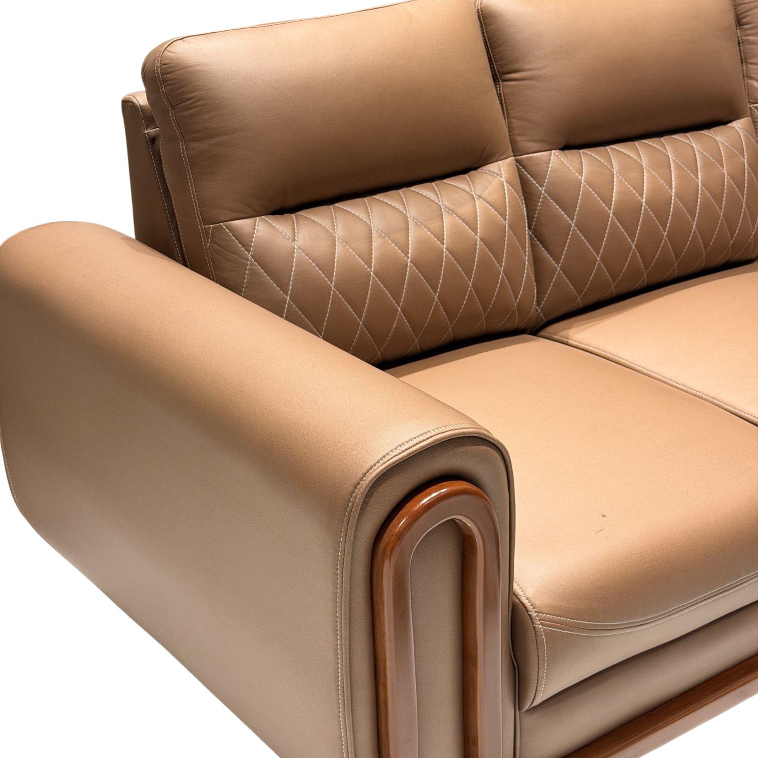 Berlin 3+2 Corner Sofa – Fabric Brown
