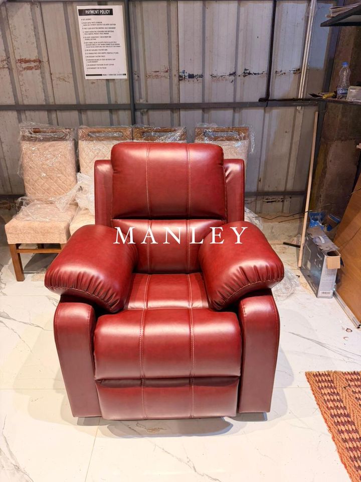 Sofa - Art leather recliner (motorised)