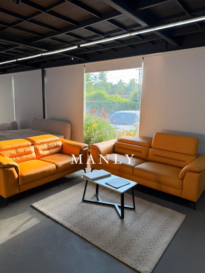 Zock 3+2 Sofa Set – Suede Ps Treated Mahogany