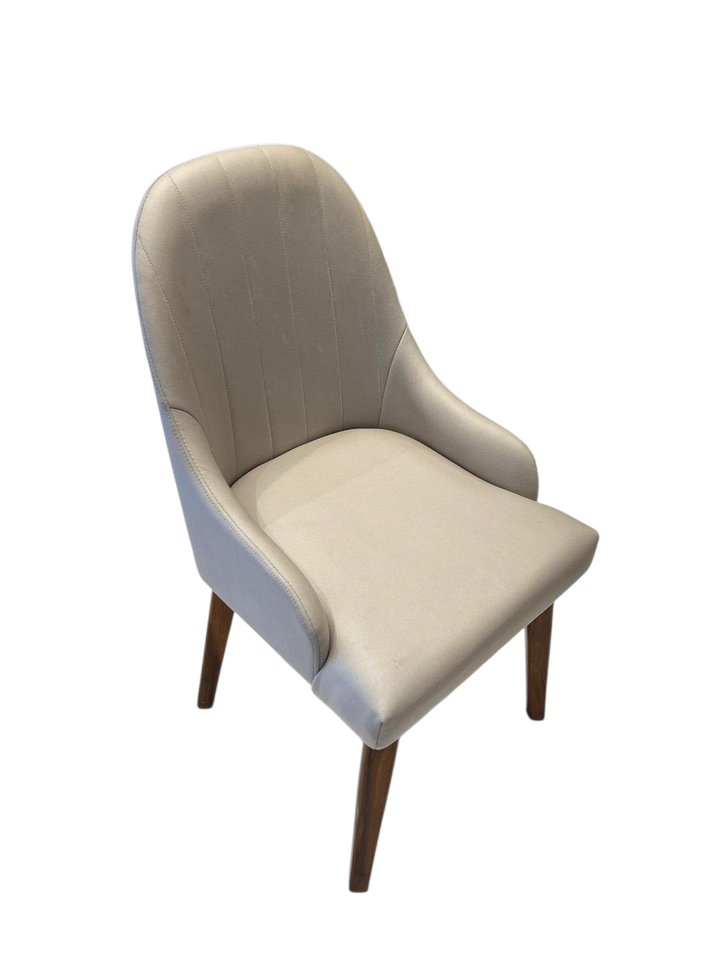 Titan Dining Chair – Rexin Upholstery | Treated Mahogany Wood Frame